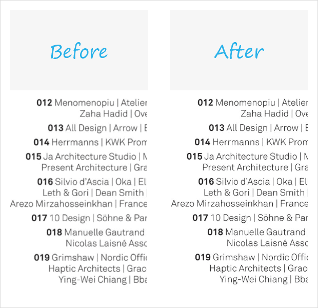 Product Update: Enhanced Publication Readability 1 Product Update: Images of blurred text and sharp text. Updated text render in Publitas.