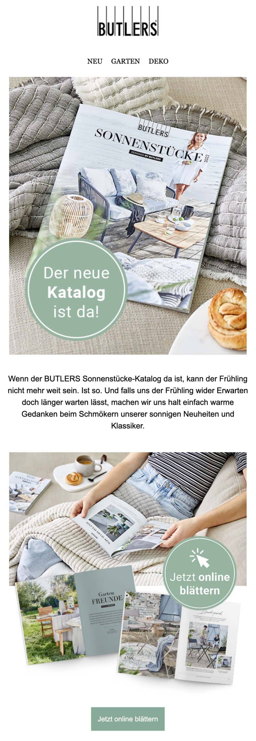 Five Online Channels to Distribute Your Digital Publications On 5 An email including a beautiful photo of their catalog, and a call to action: View online now.