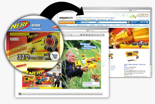 Linked webshop inside a Publitas.com publication Linked webshop inside a Publitas.com publication