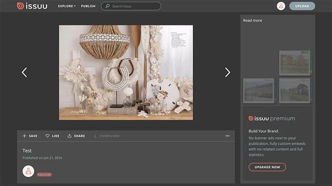 issuu gratis Publitas