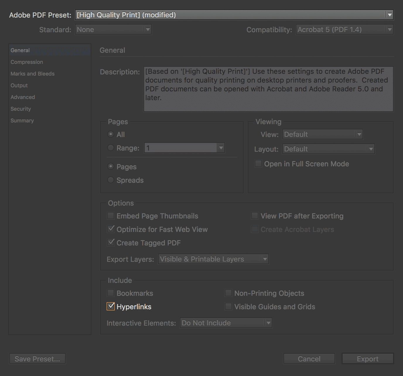 6 Tips to Improve SEO for Your Publication 4 Selecting High Quality Print as preset.