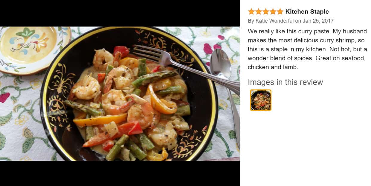 How Content Is Shaping the Way Consumers Shop for Groceries 6 Image of a prepared dish with a user review next to it.