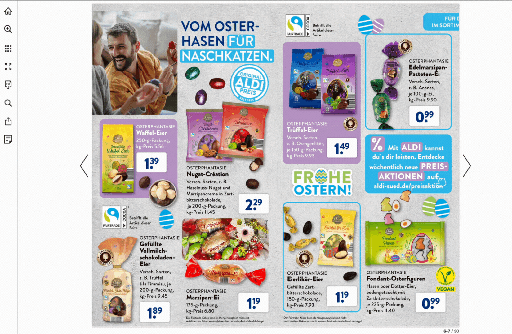 Spring de lente in met 5 digitale catalogusvoorbeelden met paasthema 1 AldiPaasInspiratie Publitas