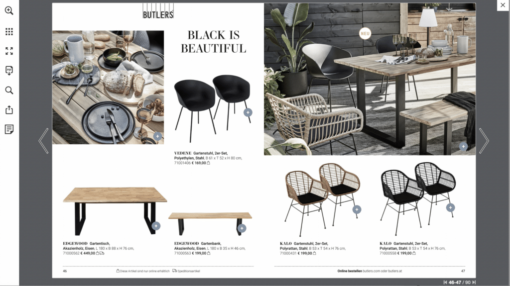 Unleashing the Potential: How Digital Brochures Transform Retail Marketing Strategies 3 BUTLERS catalog Publitas
