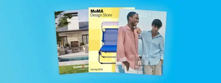 A collection of summer-themed digital catalog covers. Bright outside, yellow colors, and stylish summer fashion.