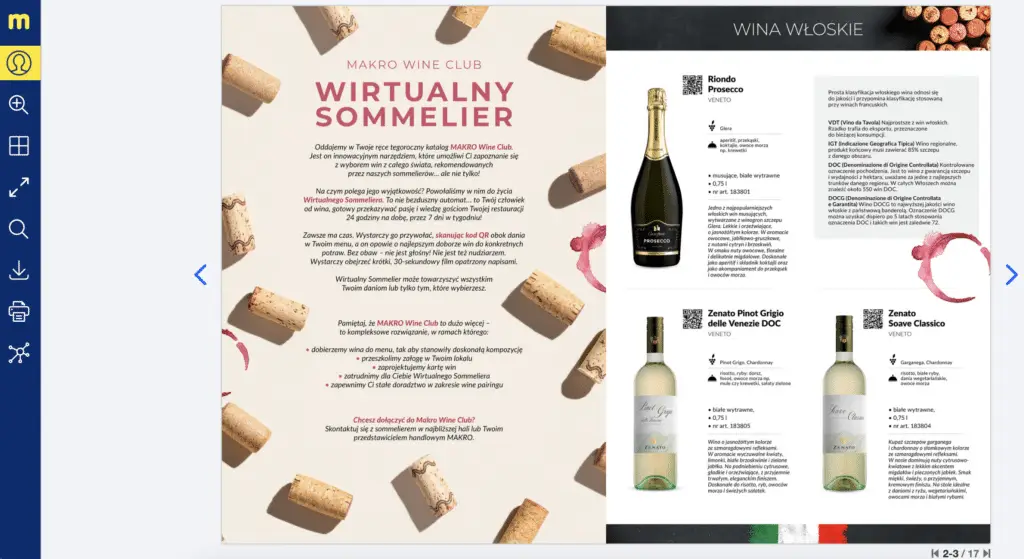 Wine Fair Strategies: How Retailers and E-Commerce Can Maximize Autumn Sales 3 makro wine catalog Publitas