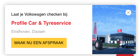 profile personalized content block volkswagen eindhoven Publitas