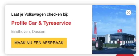 profile personalized content block volkswagen eindhoven Publitas