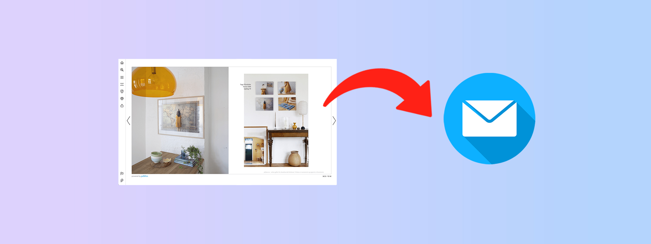 Embed Flipbook into email