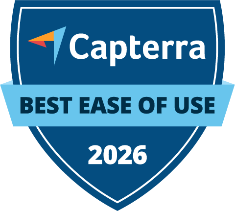 capterra ease of use winner 2026 badge Publitas