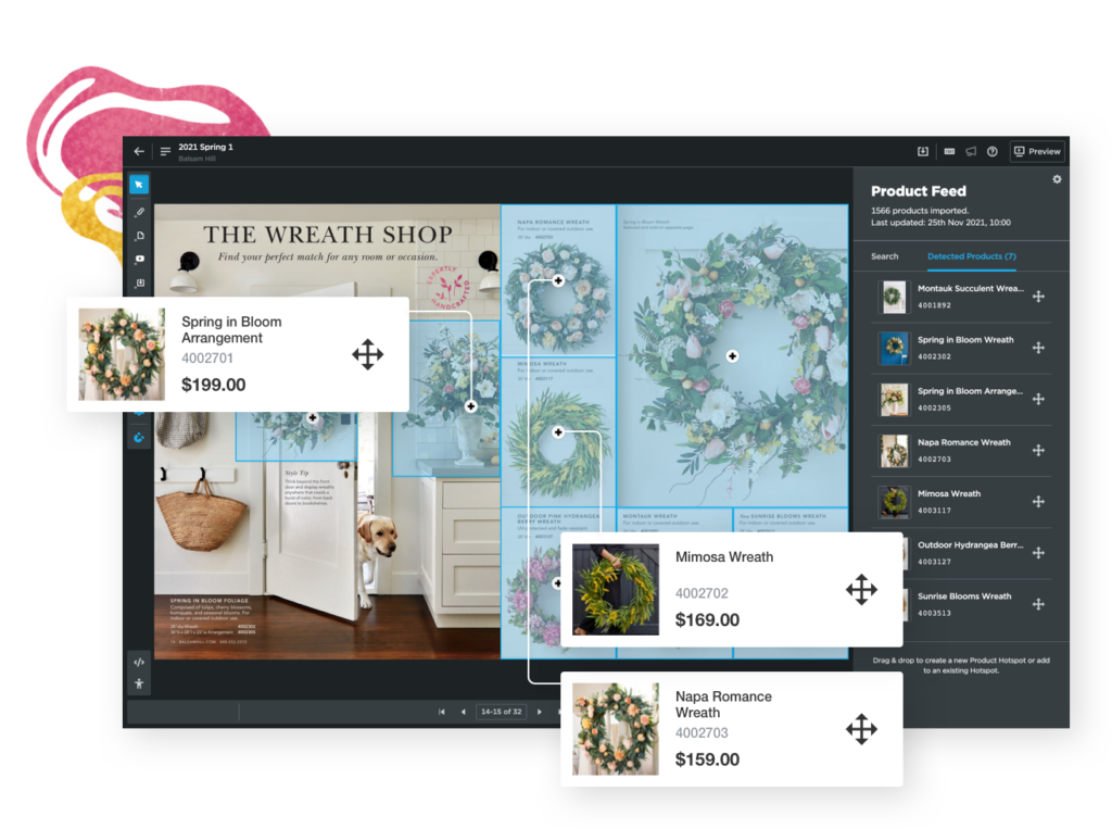 publitas publication editor product feed Publitas
